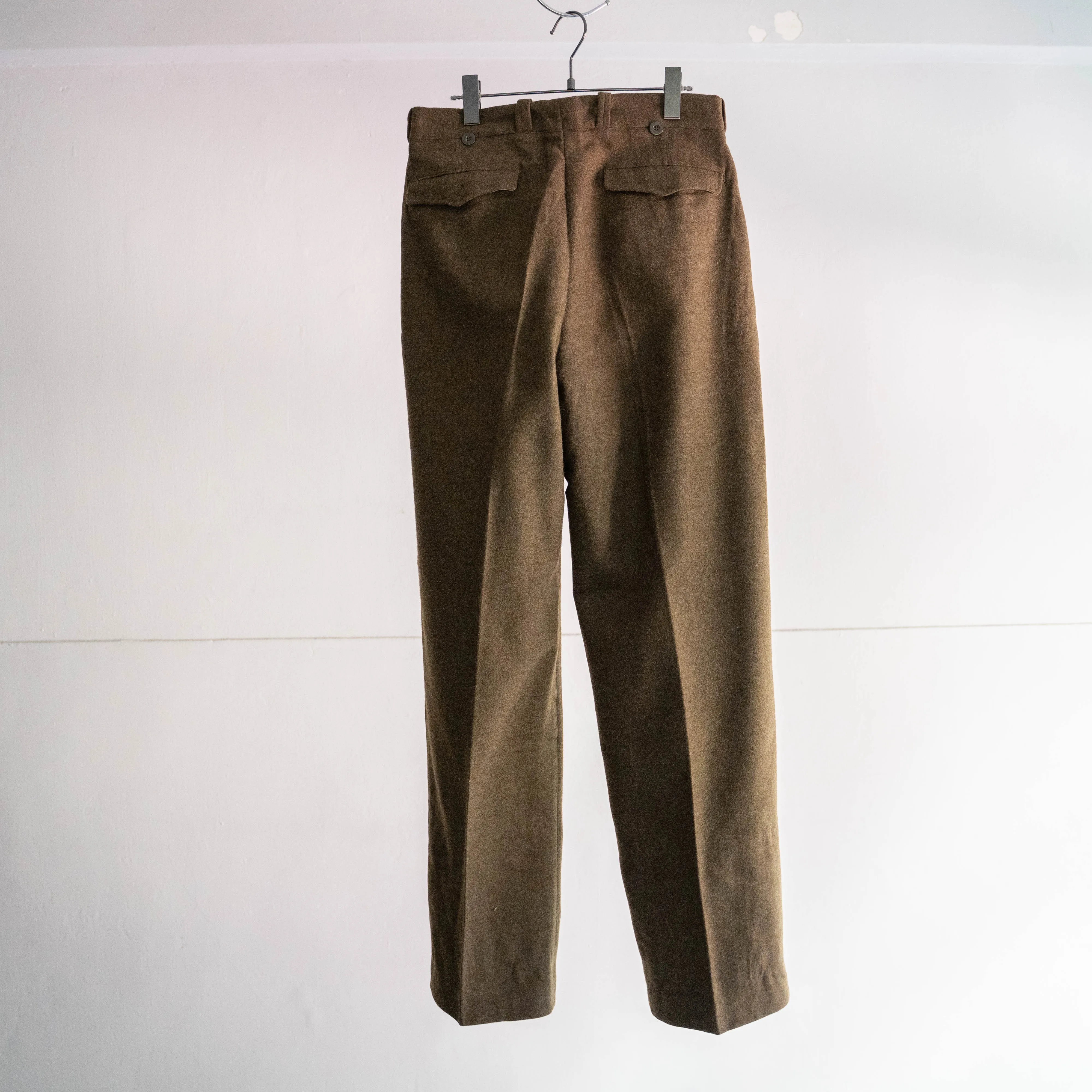 1950-60s French military m52 wool pants 'dead stock' "size43" -2