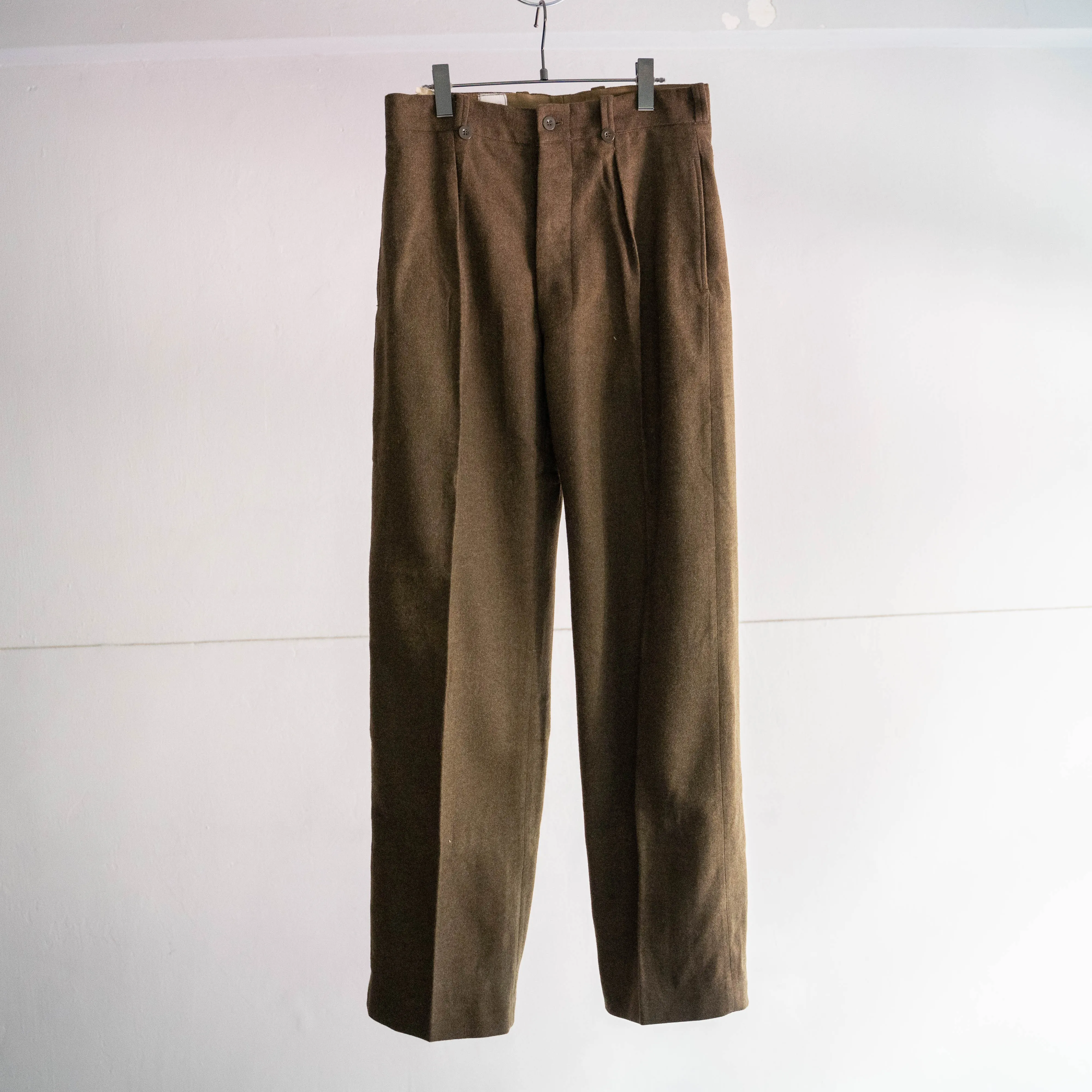 1950-60s French military m52 wool pants 'dead stock' "size43" -2