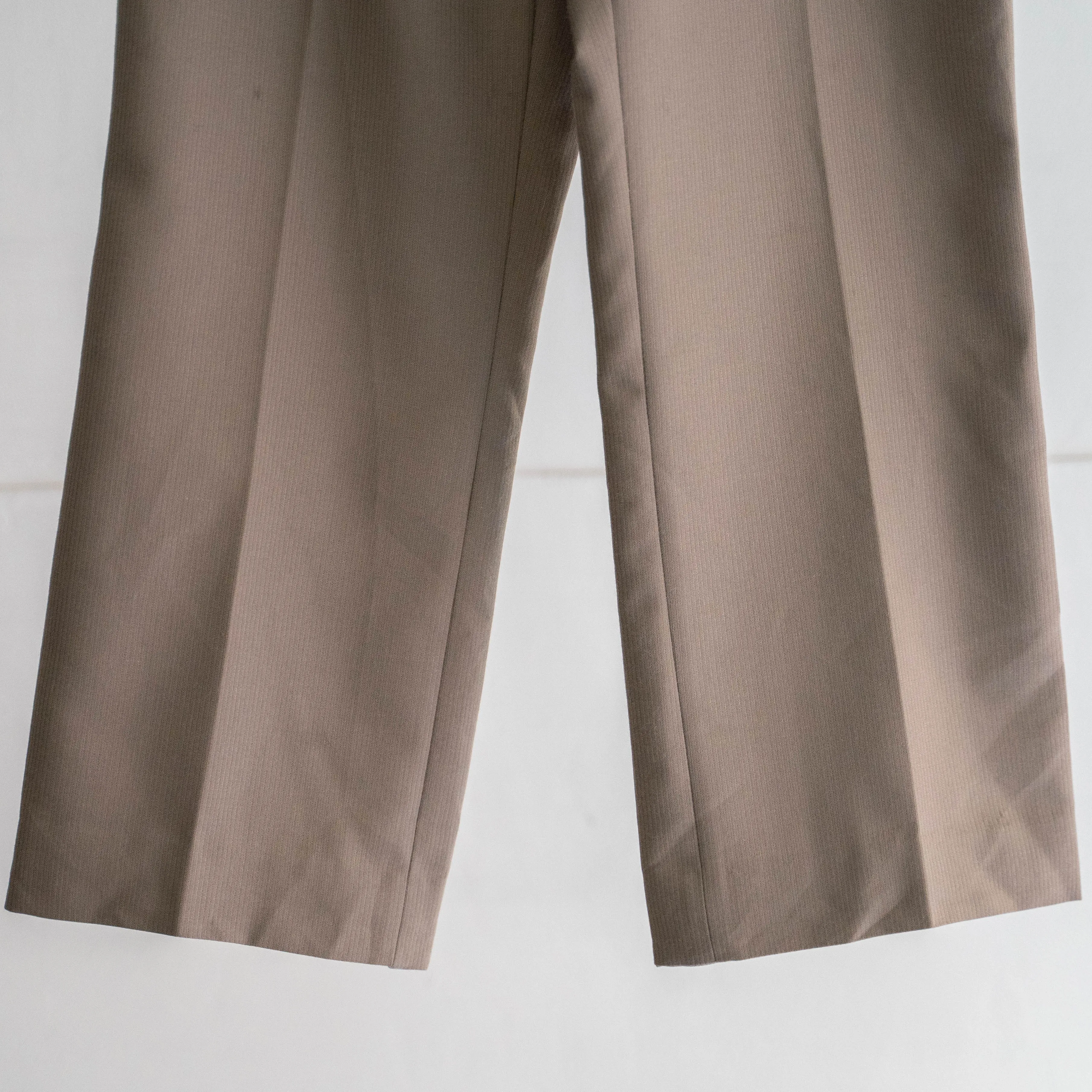 1960-70s France beige color dress pants 'Adolphe Lafont'