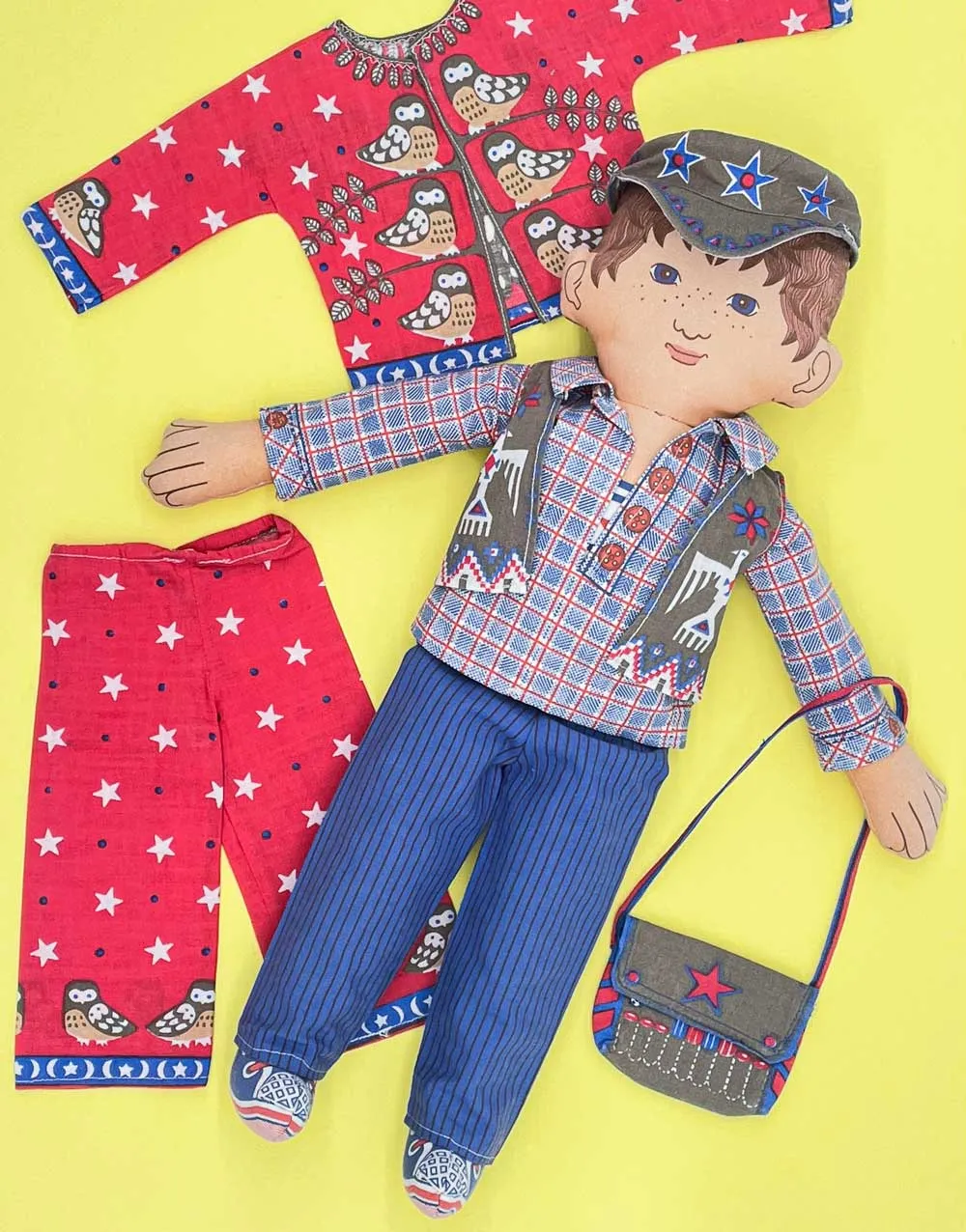 1970s Original Clothkits® Boy Rag Doll Sewing Kit