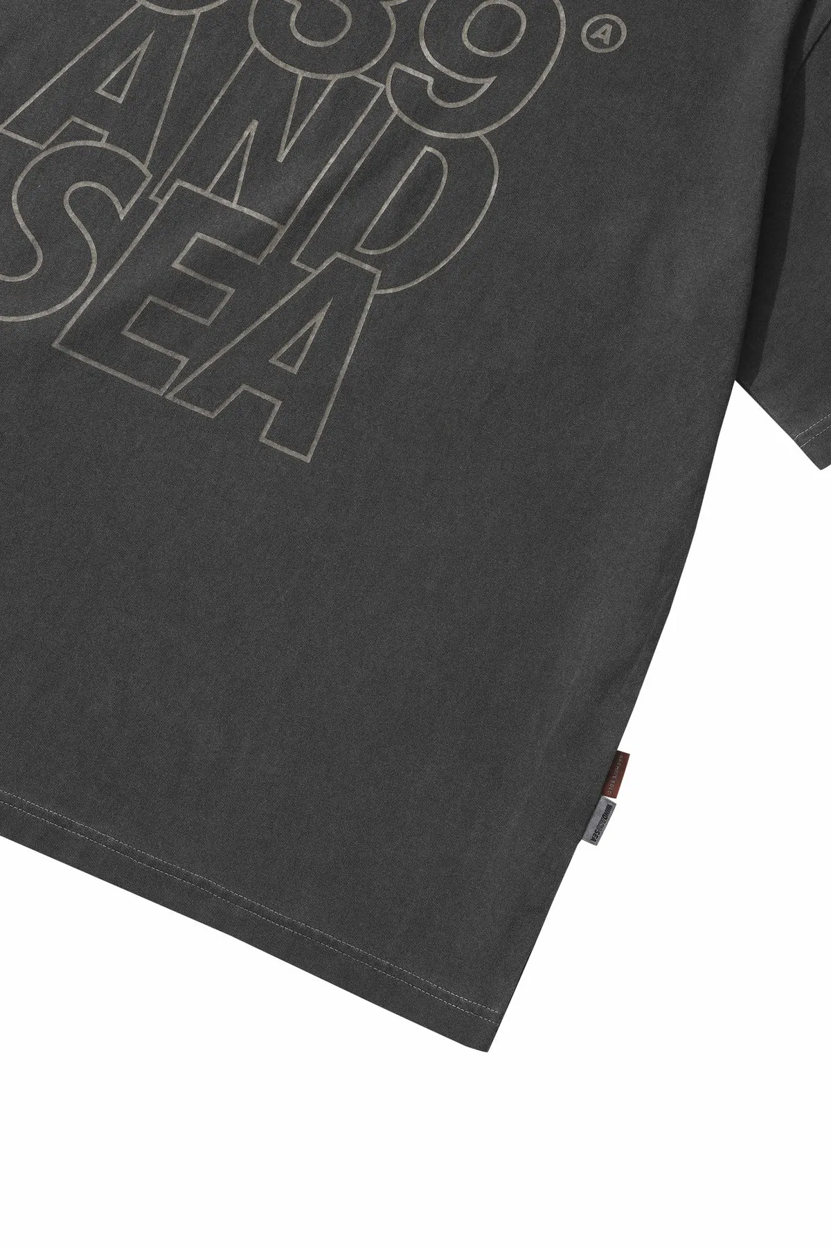 AB x WIND AND SEA T-SHIRTS / CHARCOAL