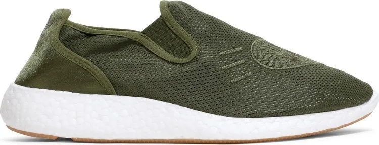 Adidas Human Made x Pure Slip-On 'Wild Pine' Sneakers, Green