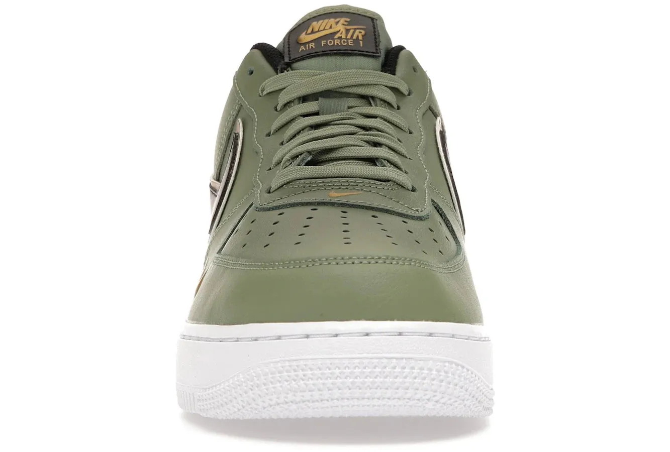 Air Force 1 Double Swoosh Olive Gold Black