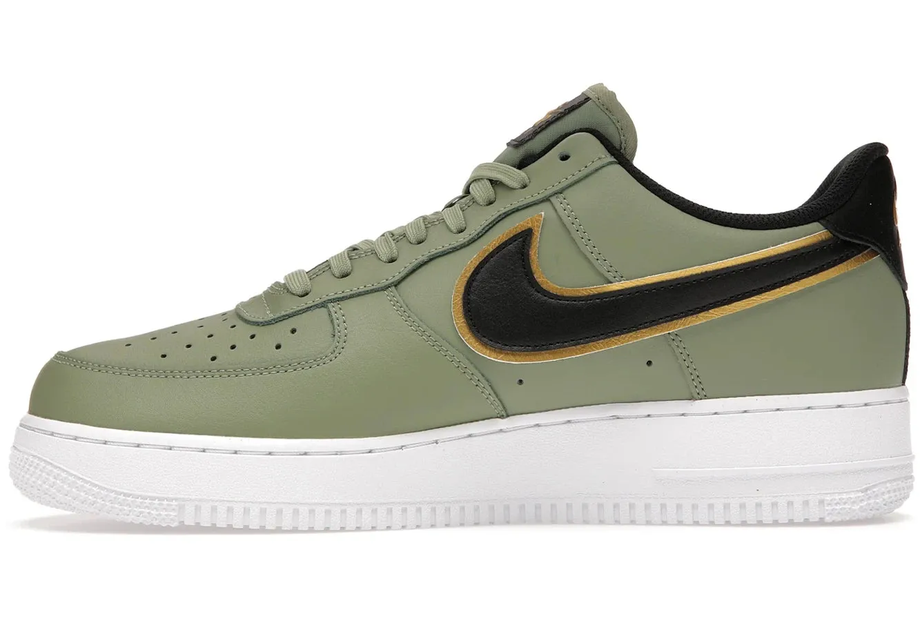 Air Force 1 Double Swoosh Olive Gold Black