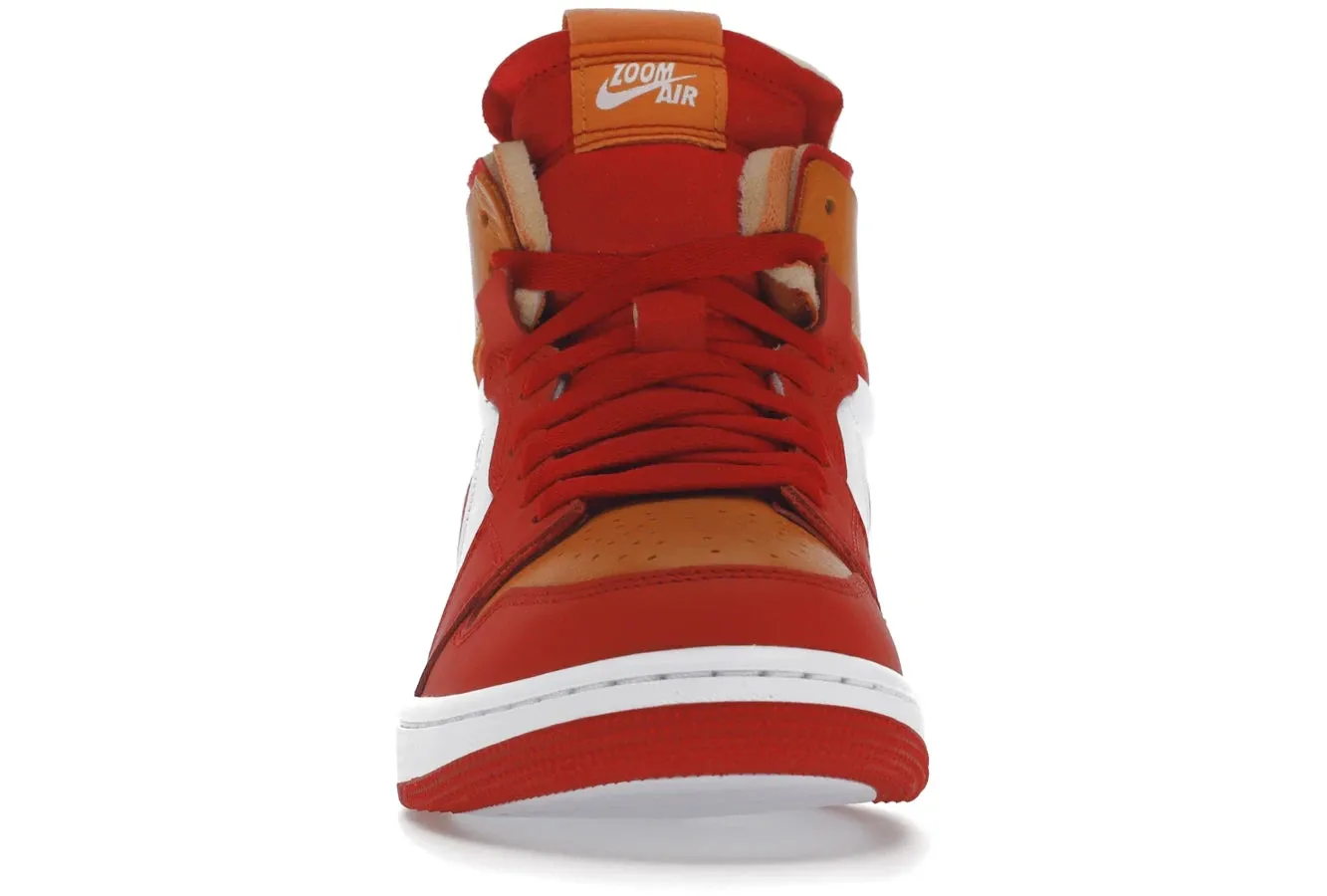 Air Jordan 1 High Zoom Air CMFT Fire Red Hot Curry