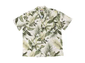 Aloha Shirt White Ginger Beige