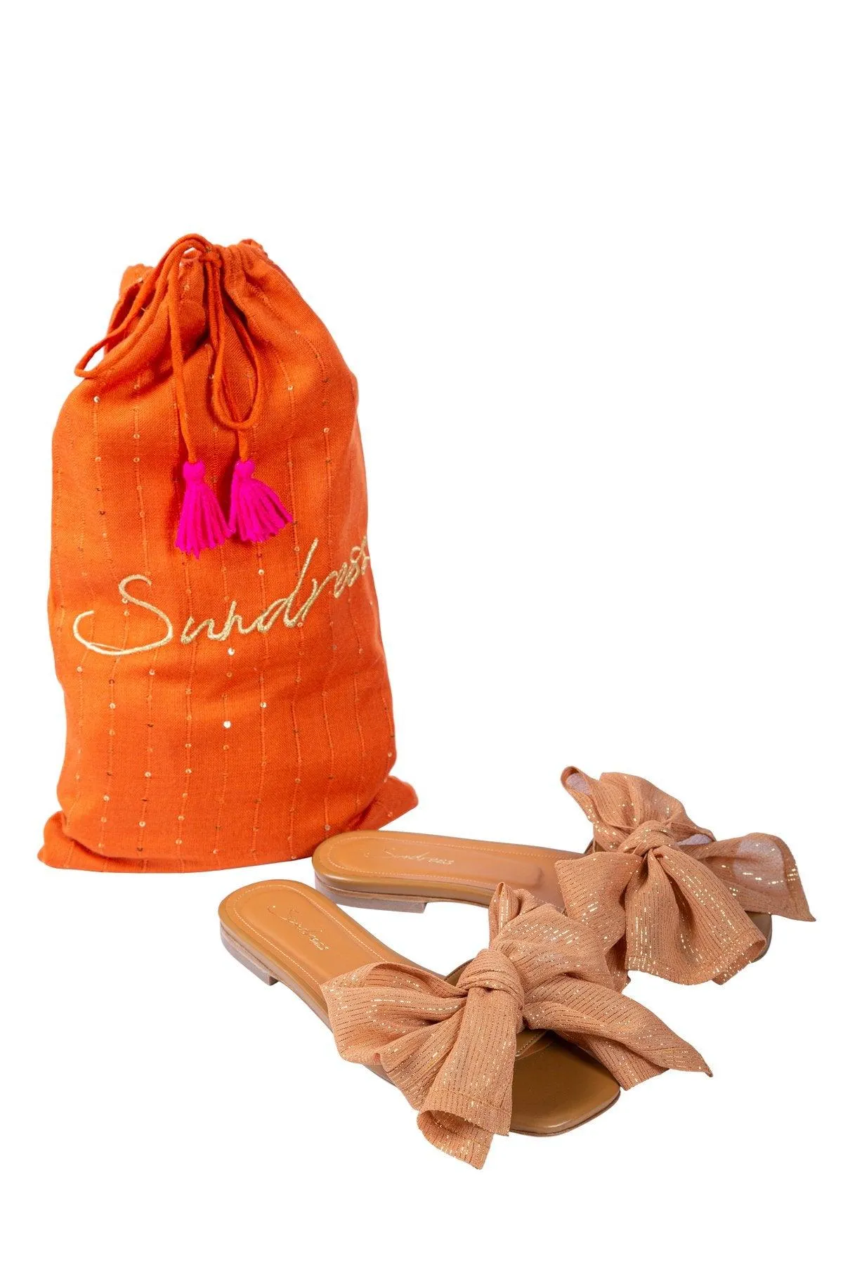 Amour Sandals in Coconut & Nude Ties