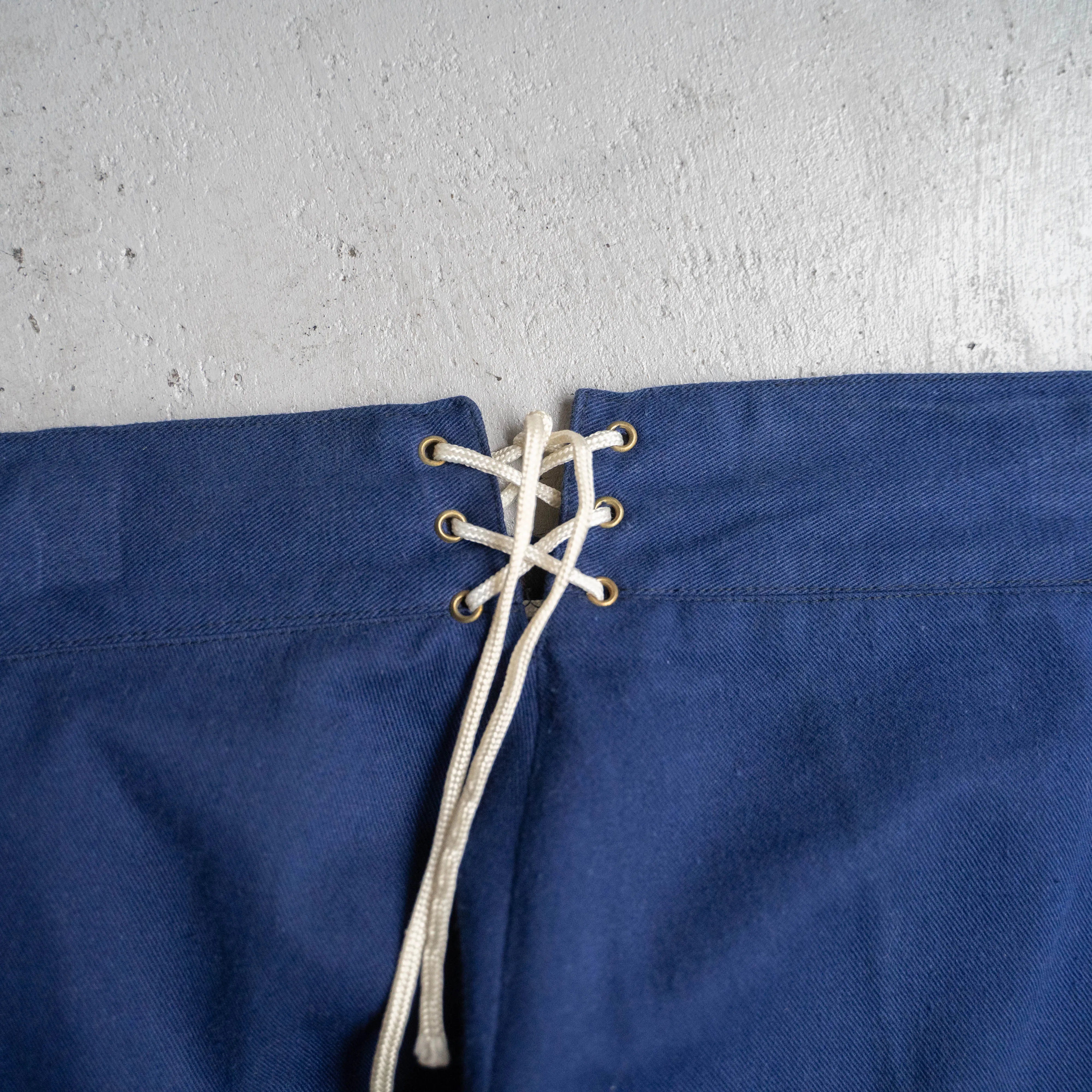 around 1970s Italy blue color sailor pants -mint condition-