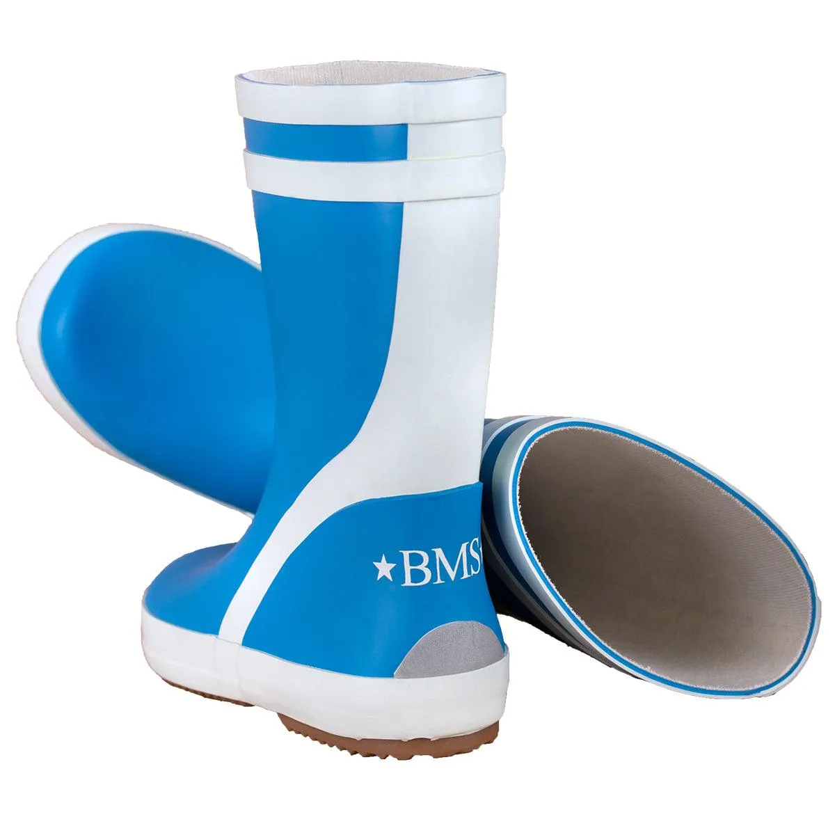 BMS Gummistiefel aus Naturkautschuk – Hellblau