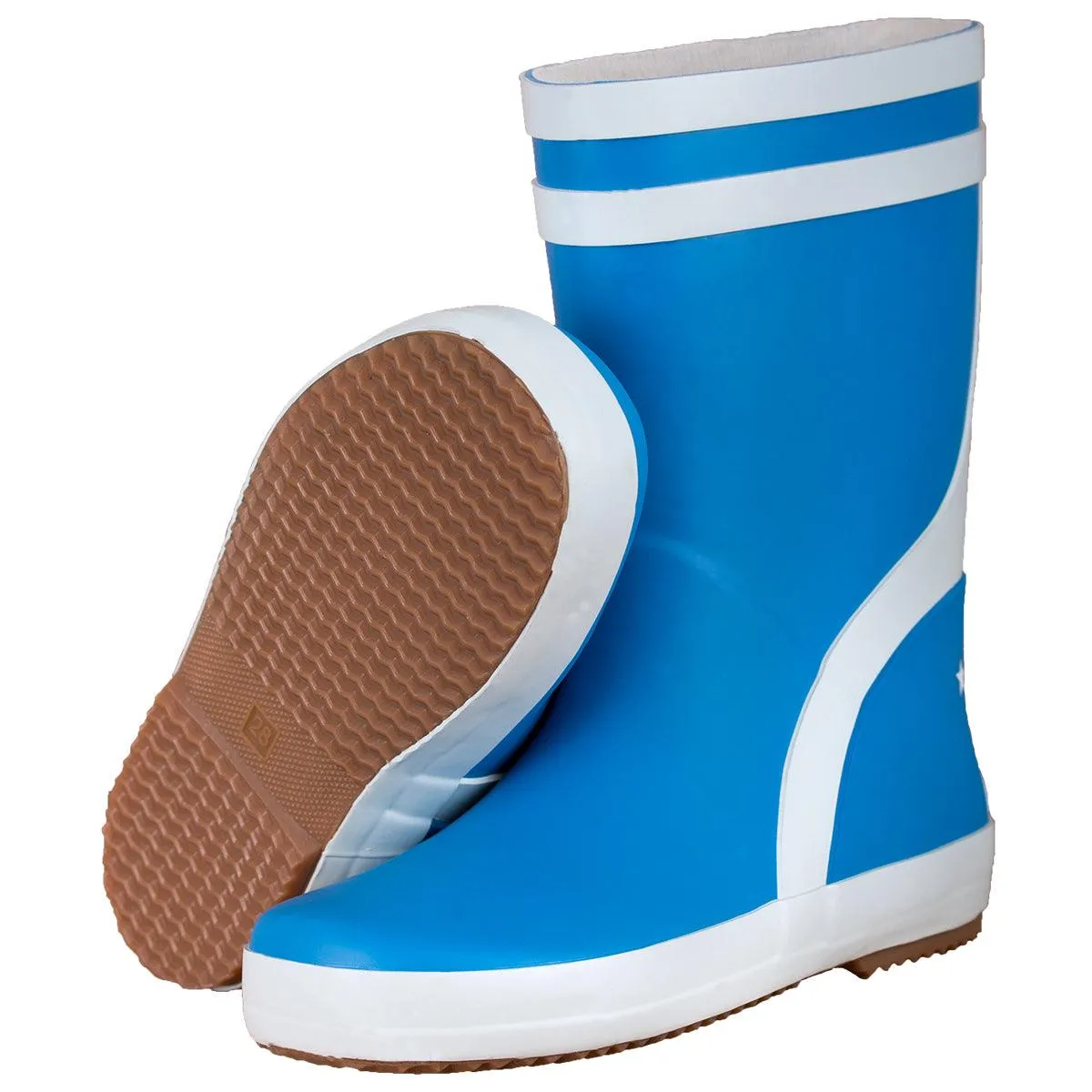 BMS Gummistiefel aus Naturkautschuk – Hellblau