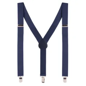 Bradley Boys Suspenders - Navy