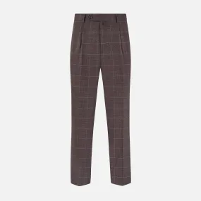 Brown Check Arthur Trousers