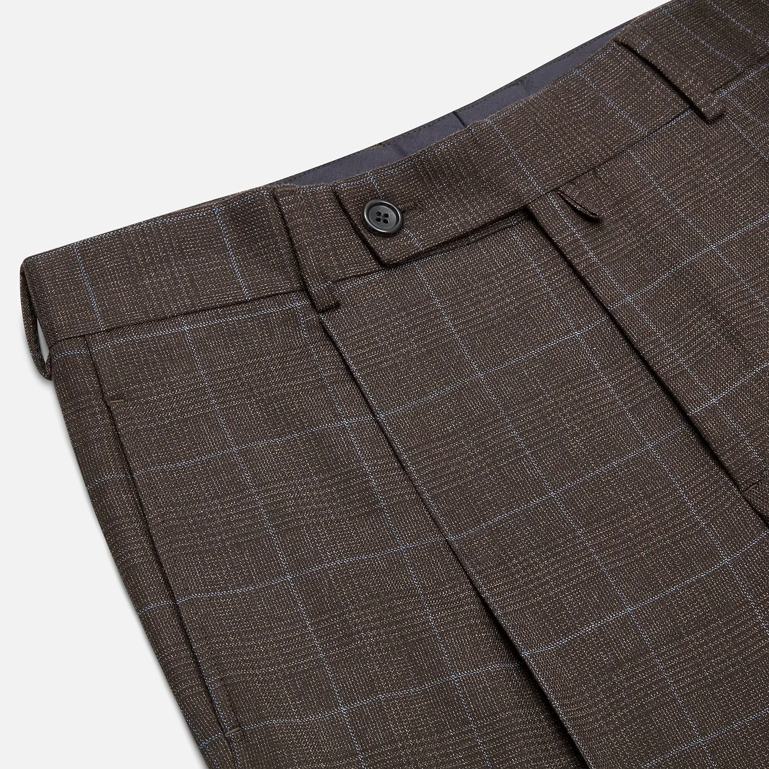 Brown Check Arthur Trousers