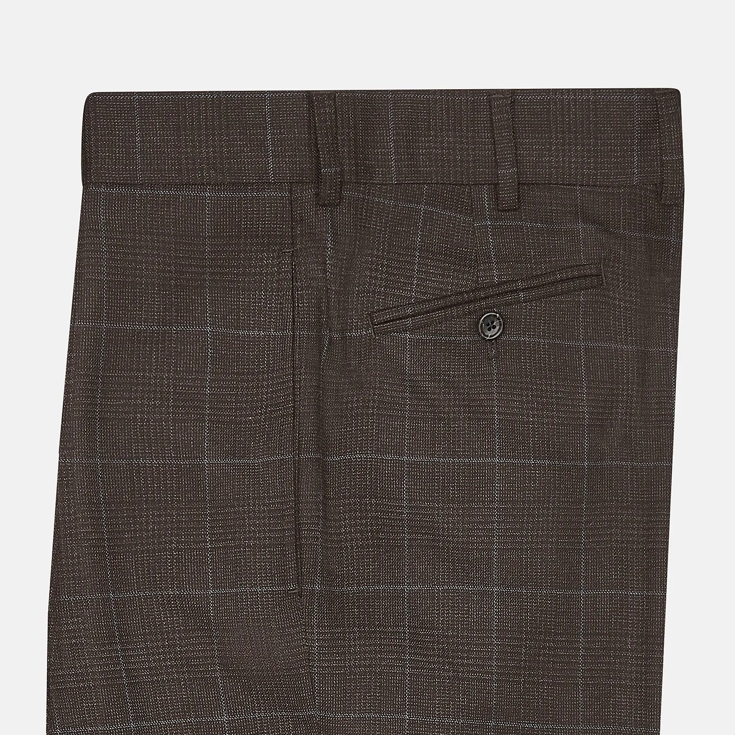 Brown Check Arthur Trousers