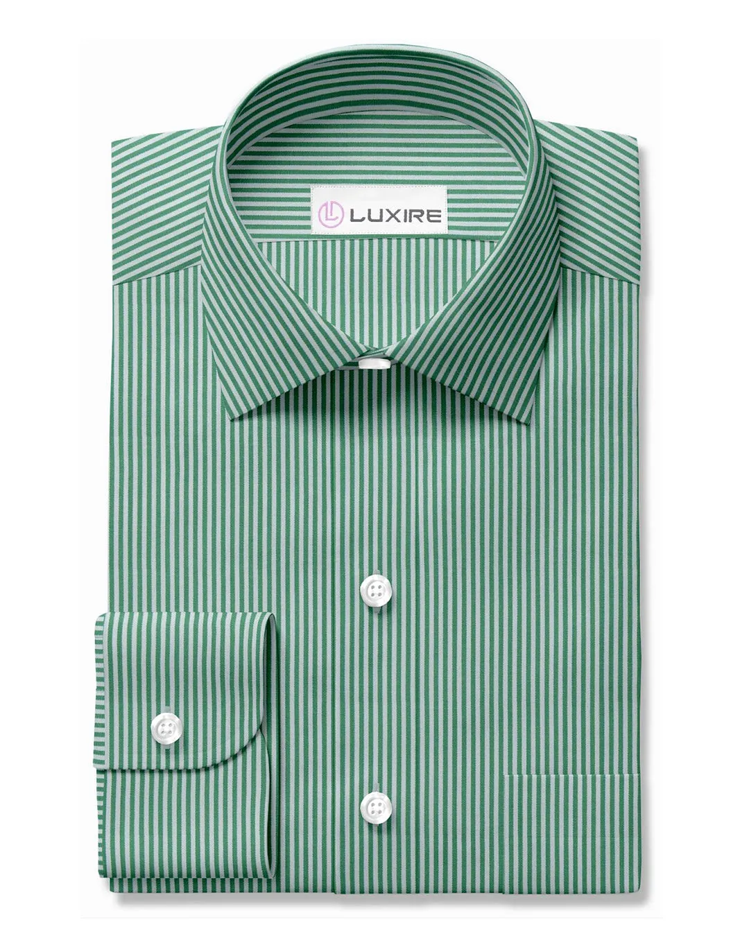 Canclini Green Dress Stripes Ice