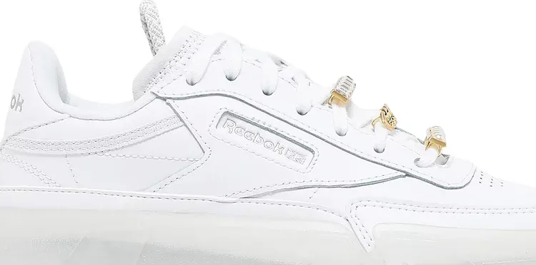 Cardi b x wmns club c 'triple white' Reebok sneakers, white