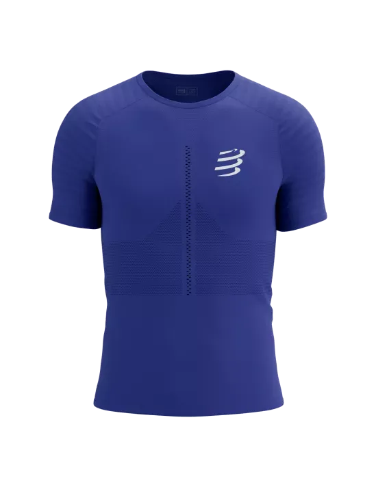 Compressport Men's Racing SS Tshirt - Dazz Blue