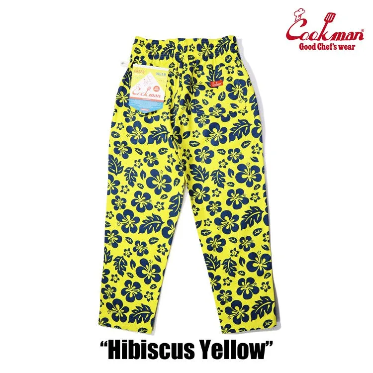 Cookman Chef Pants - Hibiscus : Yellow