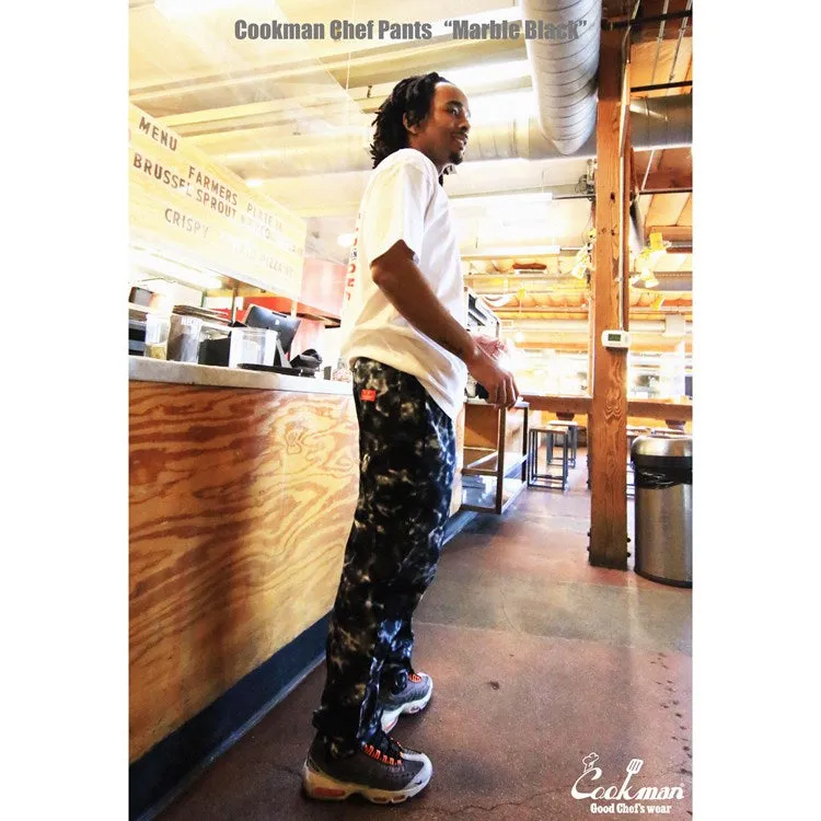 Cookman Chef Pants - Marble : Black