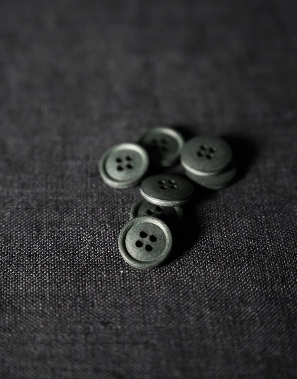 Cotton Button from Merchant & Mills, 15mm Garden Slate