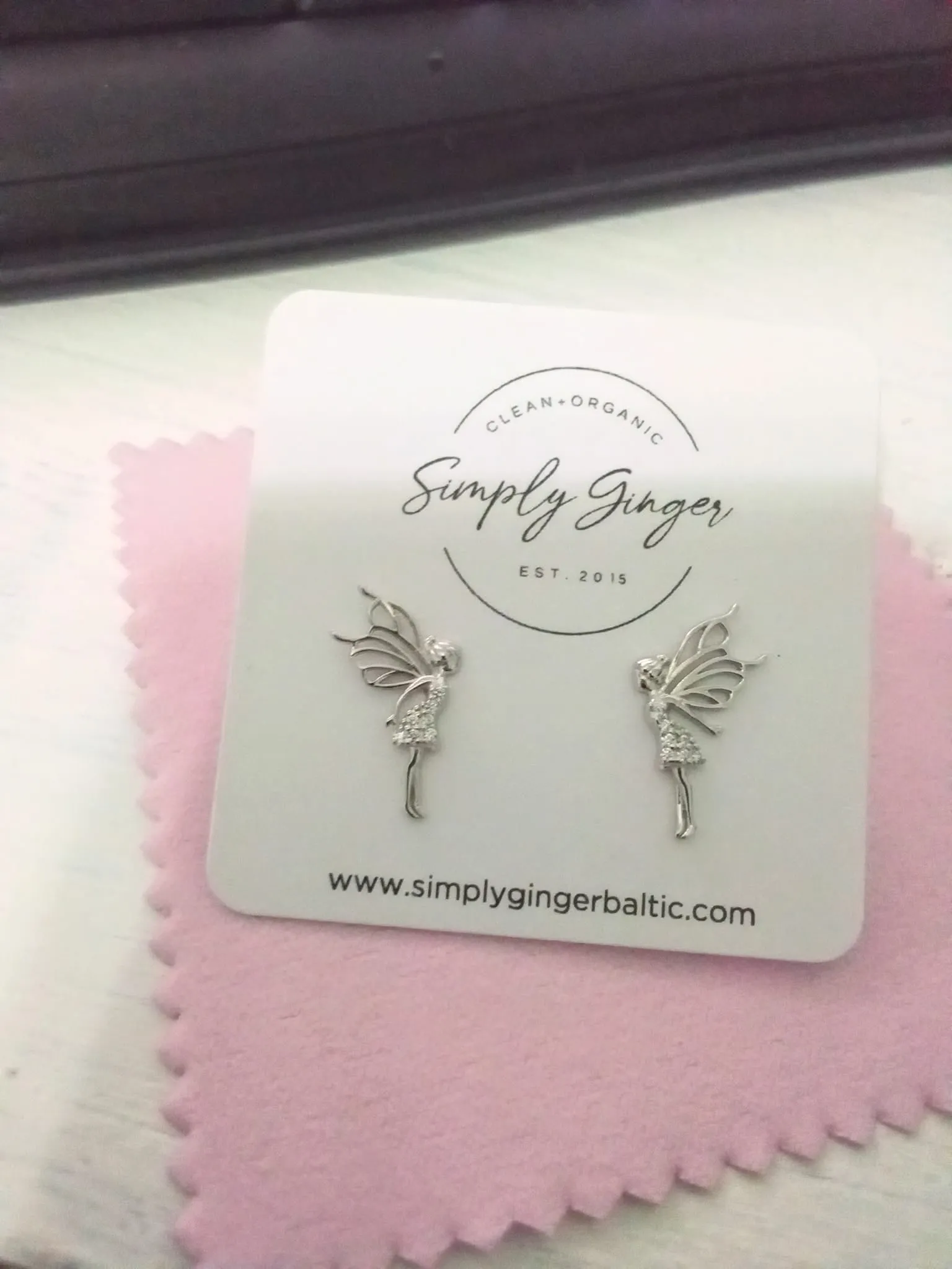 Pink Birdy Earrings ll Sterling Silver Studs ll Little Girls Earrings ll Birthday Gifts