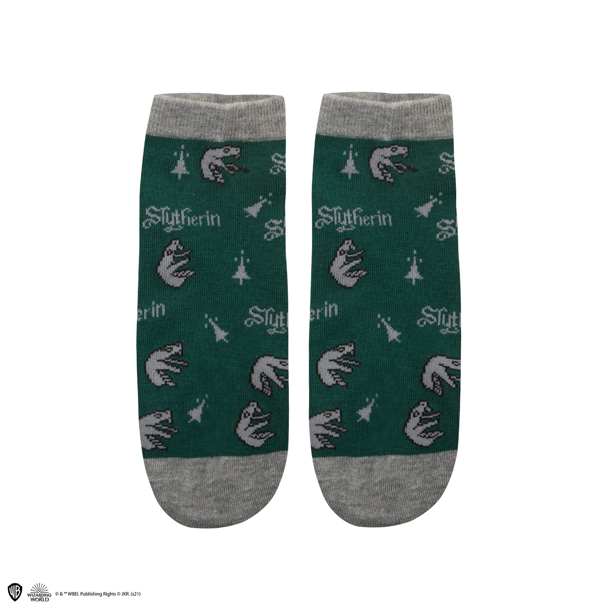 Set of 3 Slytherin Ankle Socks