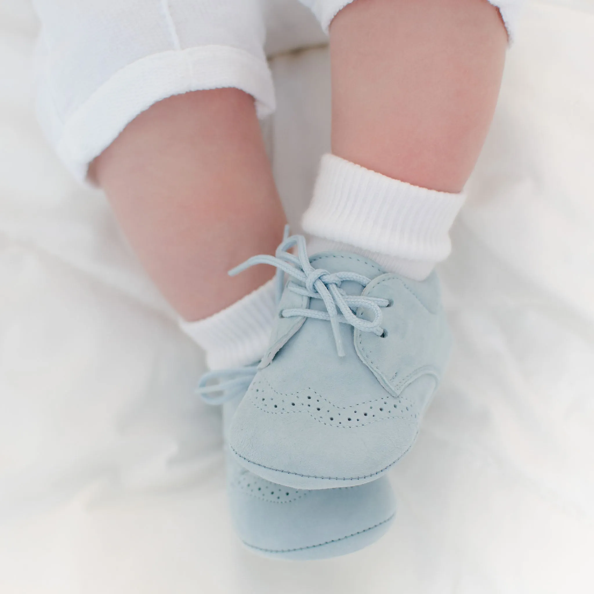 Sky Blue Suede Shoes