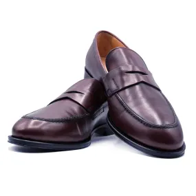 SMPL-PL-009 Calfskin Penny Loafer Size 9