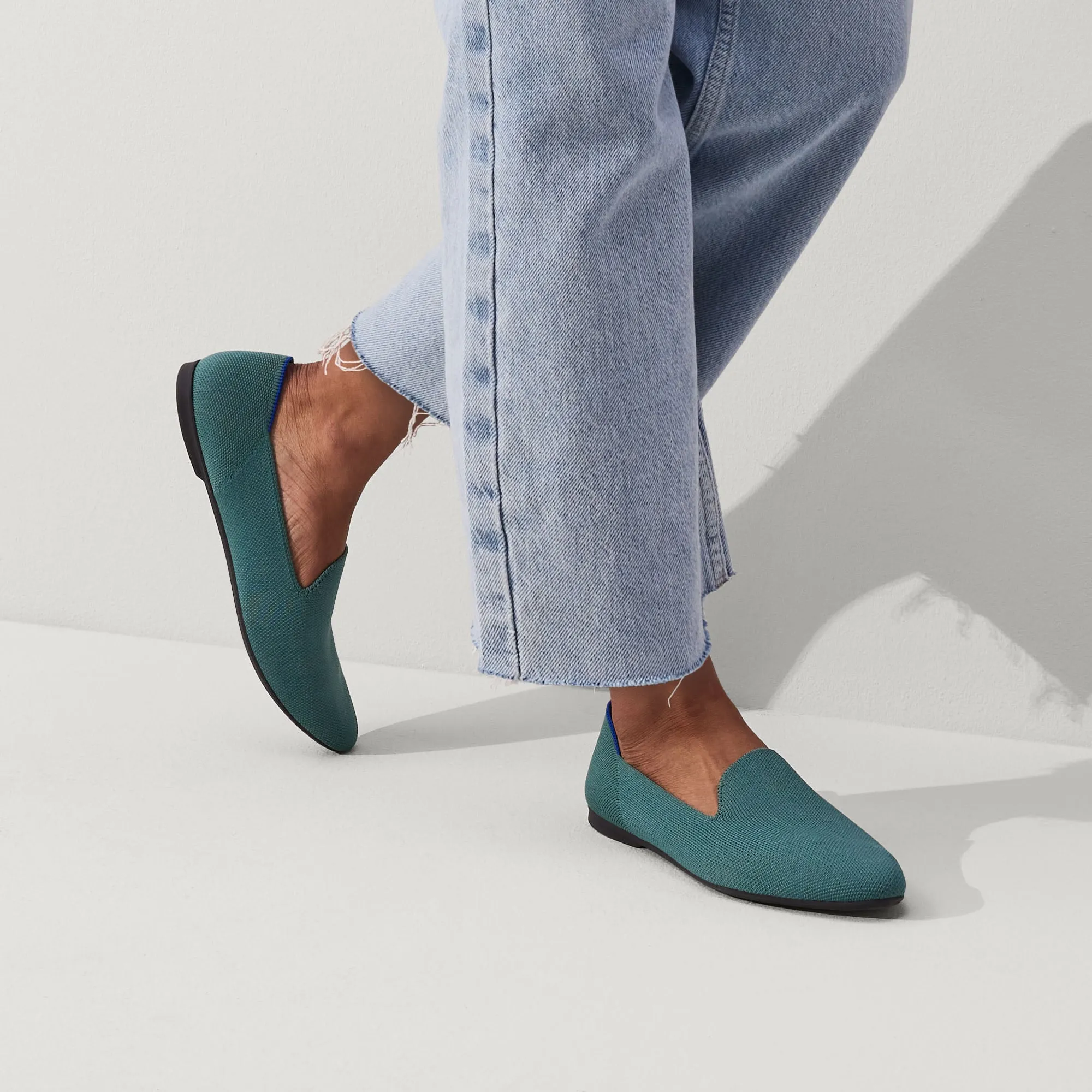 The Almond Loafer - Blue Sage