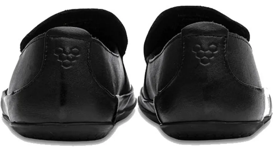 Vivobarefoot Womens Opanka II Barefoot Shoes - Stylish & Comfortable in Obsidian Black