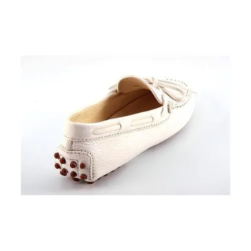 White 28 EUR - 10½ US Tods kids mocassin UXC00G00050EK0B001