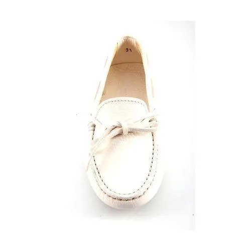 White 28 EUR - 10½ US Tods kids mocassin UXC00G00050EK0B001