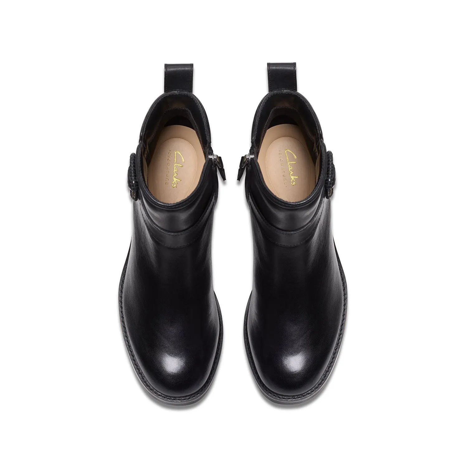 Womens - Chamberly Trim Black Leather