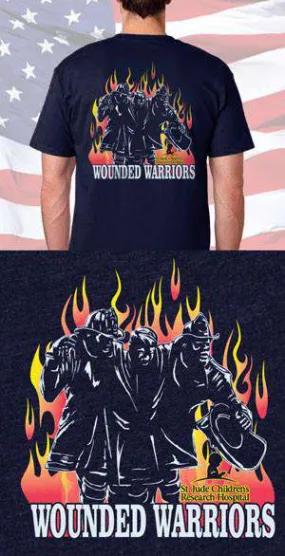 Wounded Warriors Fire Department Back Design